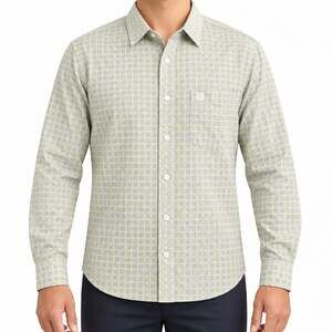 Cinch Shirt Mens Medium Geometric Western Button Down Flip Cuffs MTW1104787